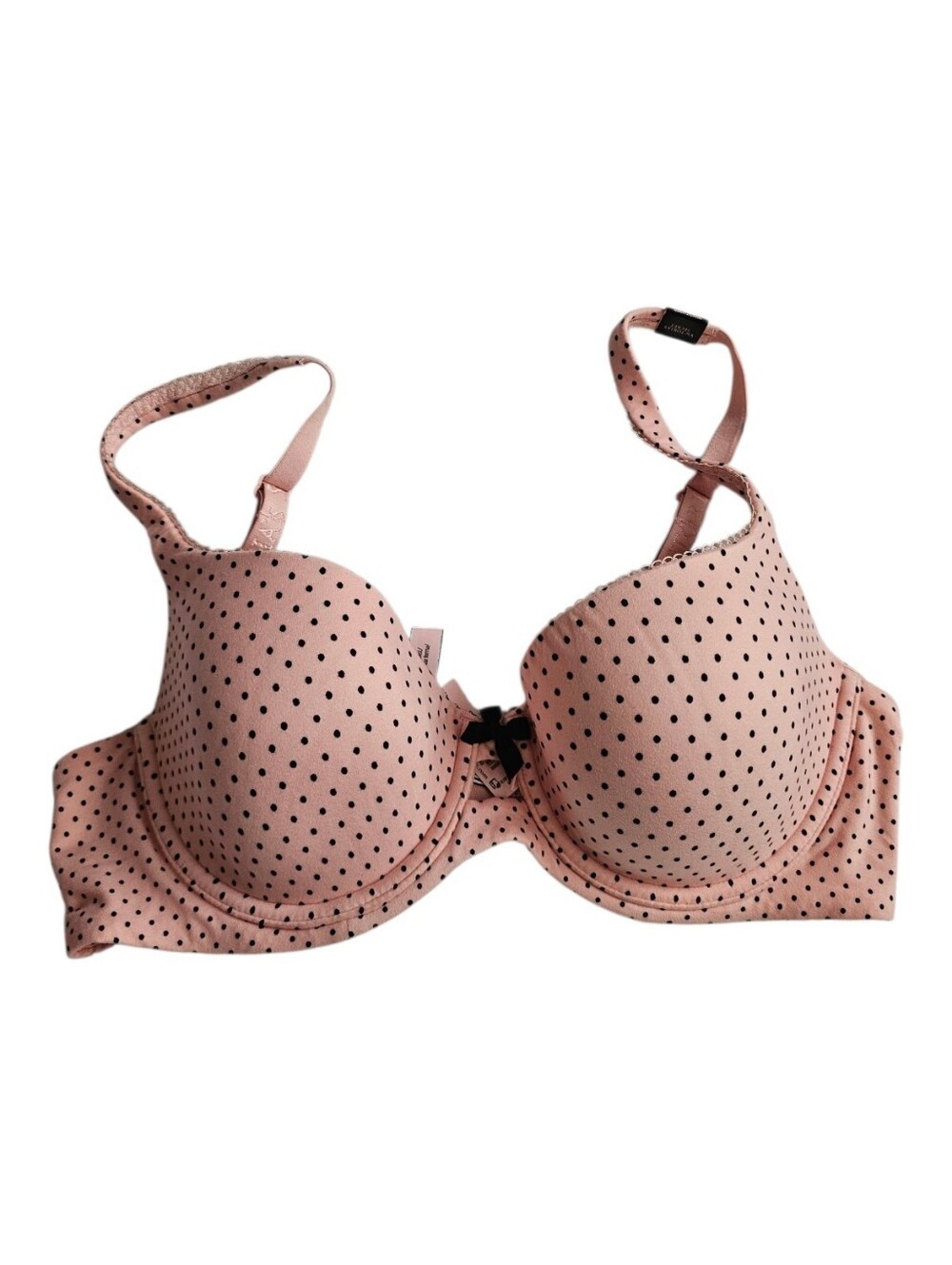 Victoria's Secret Blush Pink Polka Dot Body By Victoria Bra